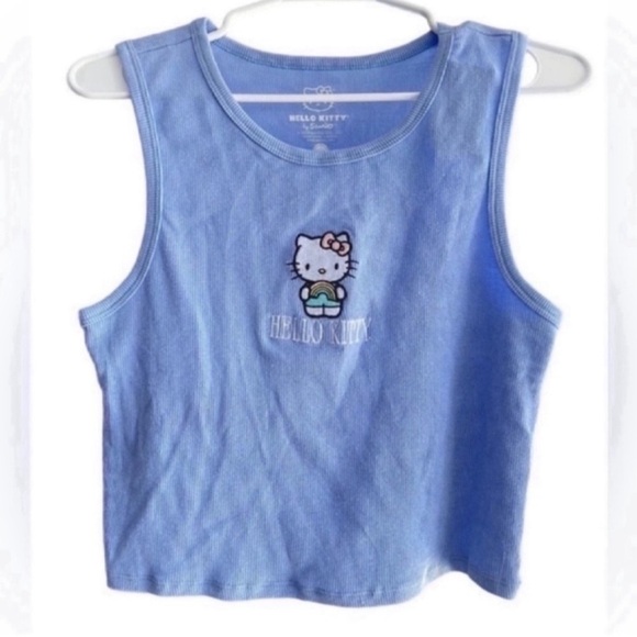 HELLO KITTY Graphic Sleeveless Tank Top Size Large NWT - Picture 1 of 7